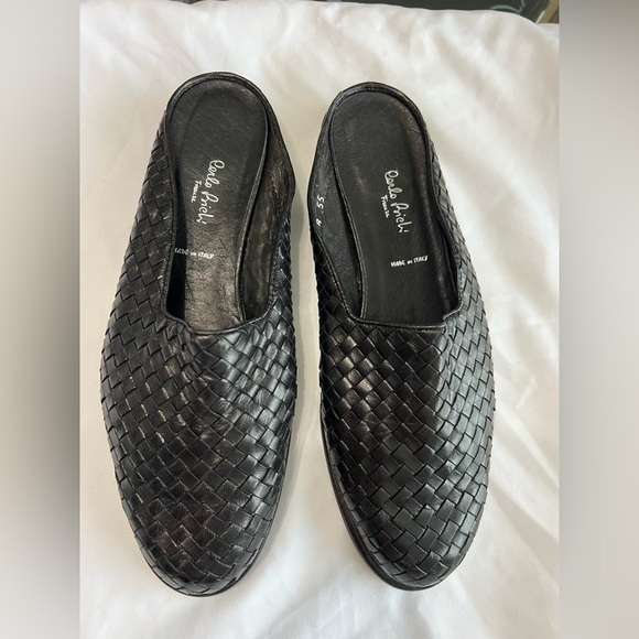 Shoes - Black Woven Men's Shoes